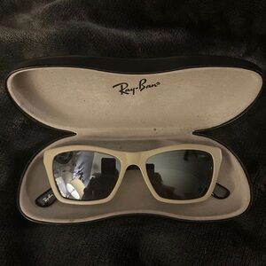 Ray-Ban matte beige/nude eyeglasses/sunglasses frame-RARE discontinued